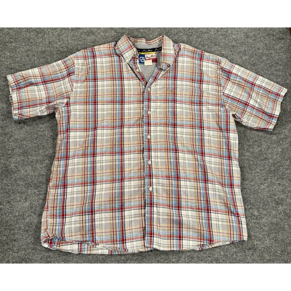George Strait Wrangler Shirt 2XL Plaid Western Country Rodeo Cowboy Ranchwear